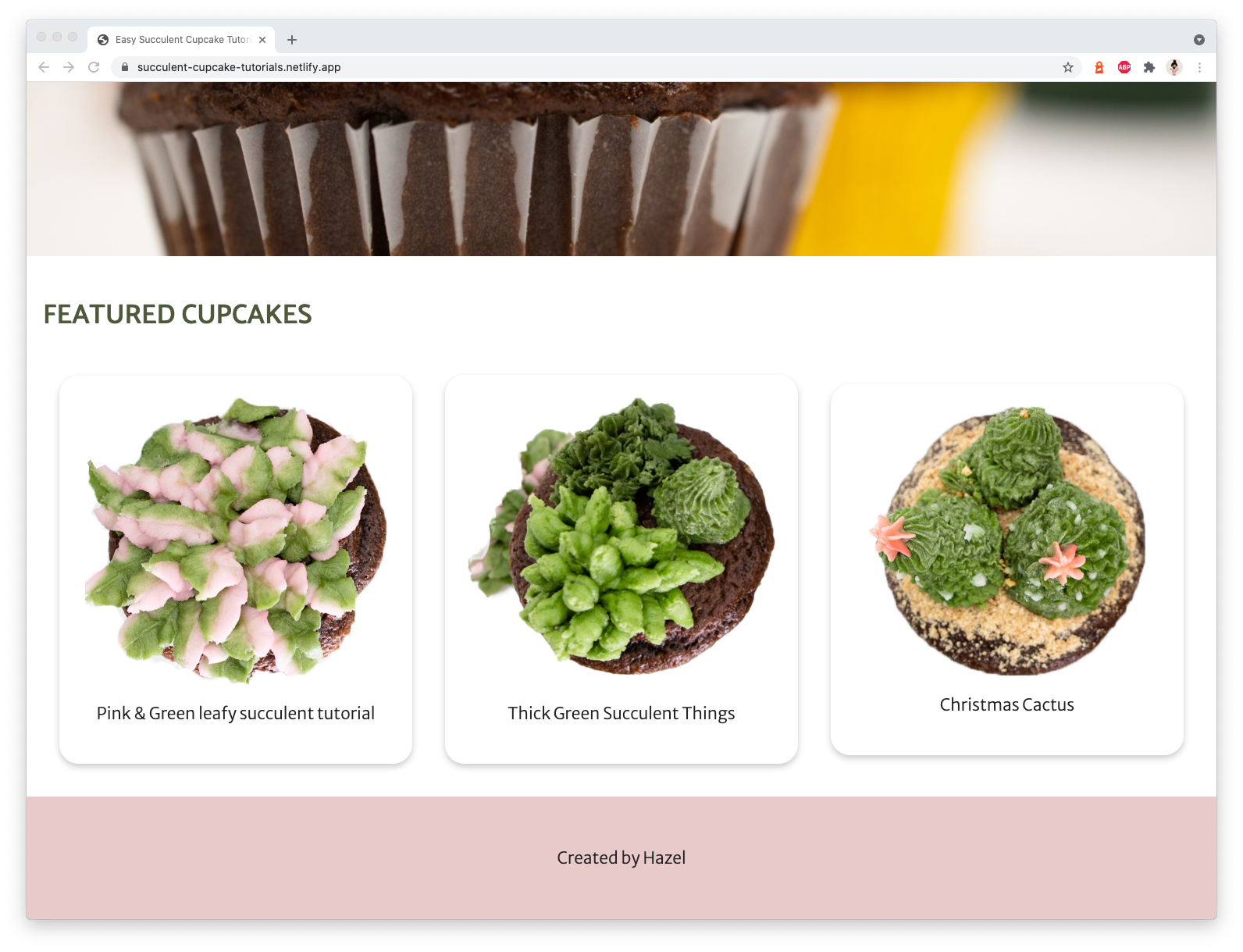 Succulent Cupcake Tutorials